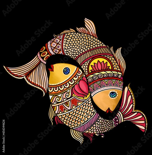 Madhubani Fish photo