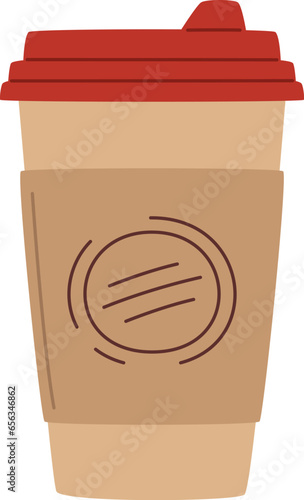 Christmas Paper Coffee Cup