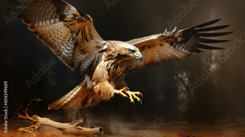 Hawk Bird Playing © Jafger
