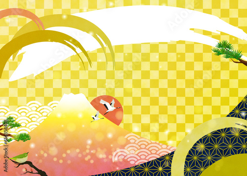 新年のイメージイラスト素材