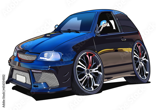 Attractive city cars and liked young ladies
