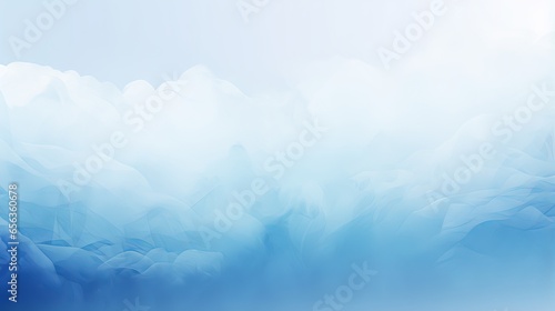 Blue gradient abstract background with ice and ink effects and copy space