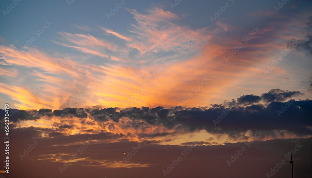 Newport Skies during Sunset sky