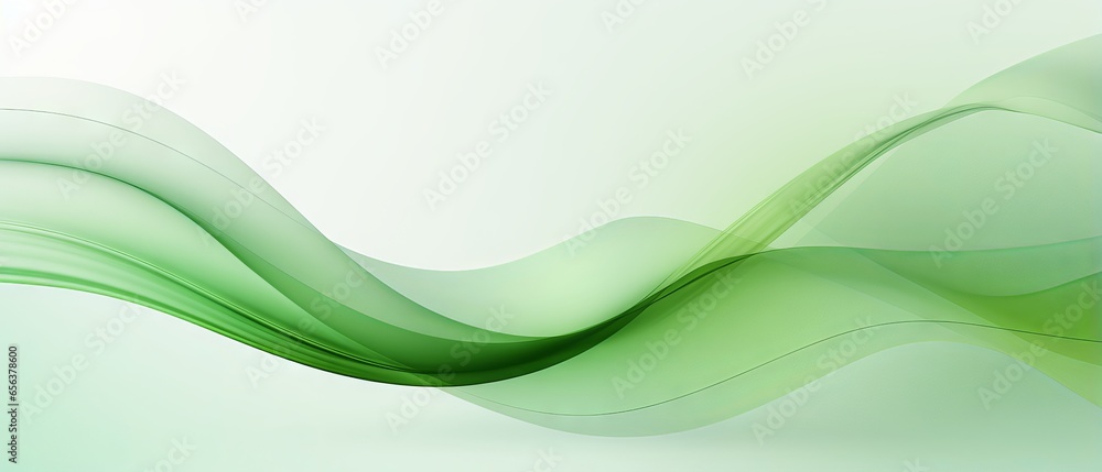 Green background with light green wide banner: a perfect setting for minimalist projects Green background with light green wide banner: a perfect setting for minimalist projects