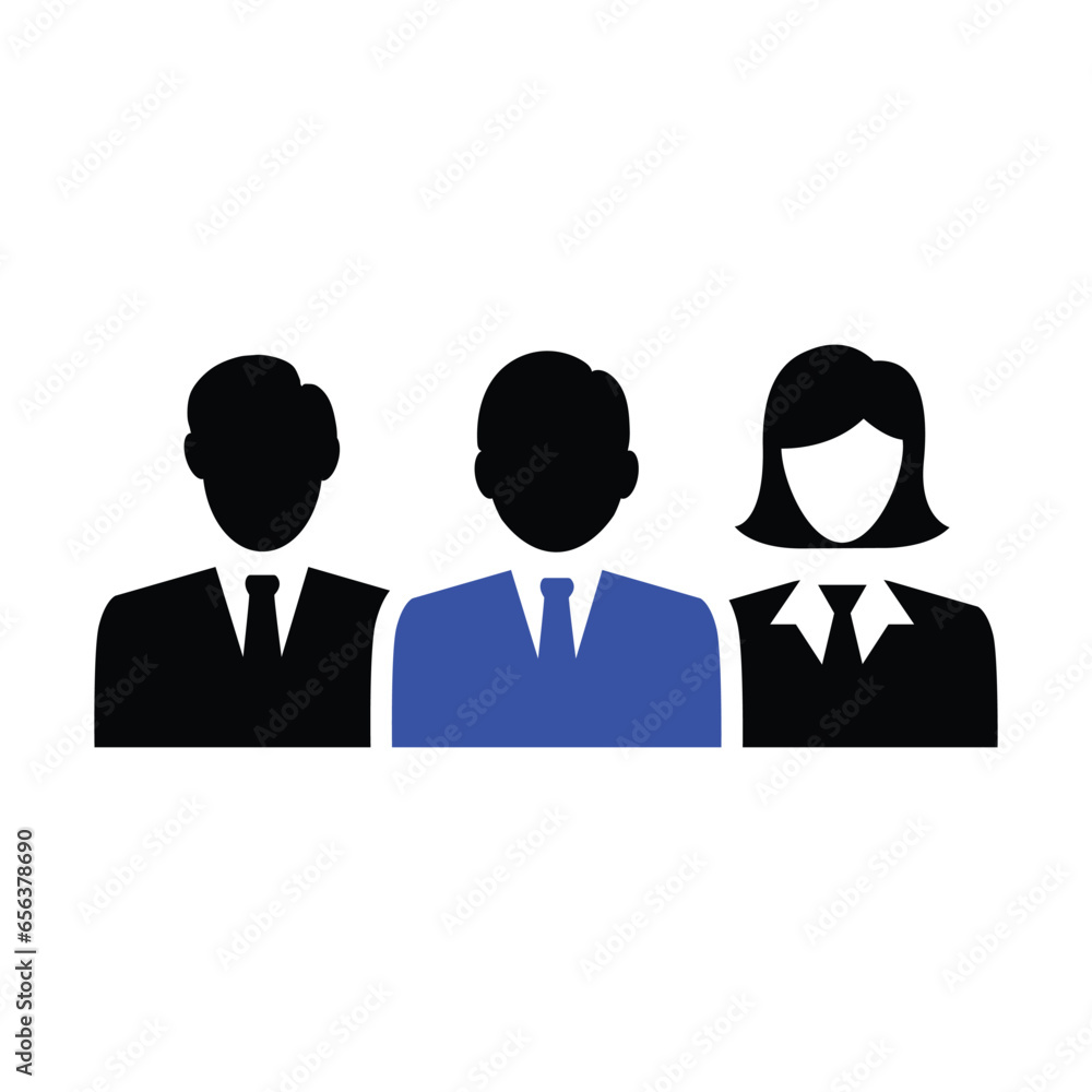 Business Leadership Icon Business Leadership Icon