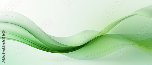 Green background with light green wide banner: a perfect setting for minimalist projects