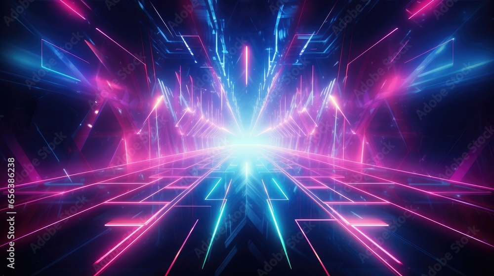 Fototapeta premium Abstract Neon Background