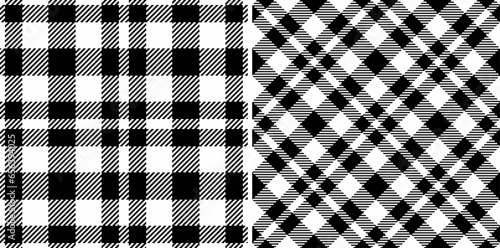Pattern check textile of seamless background plaid with a texture fabric tartan vector.