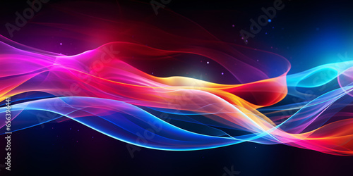 Colorful Light Waves