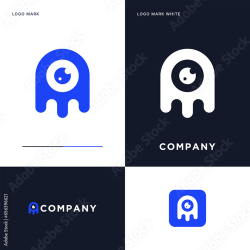 Octopus Logo Vector Icon Illustration Design