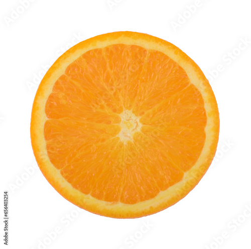 orange slice, clipping path, isolated transparent png