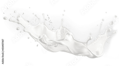 Milk splash. Abstract white blots  milky swirls