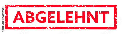 Abgelehnt Stempel, Vektor, Grunge