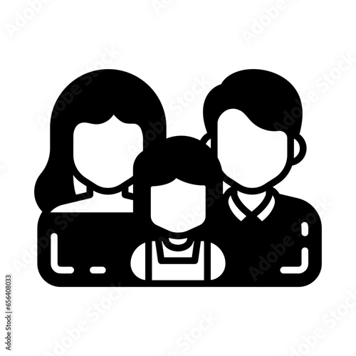 Family icon in vector. Illustration