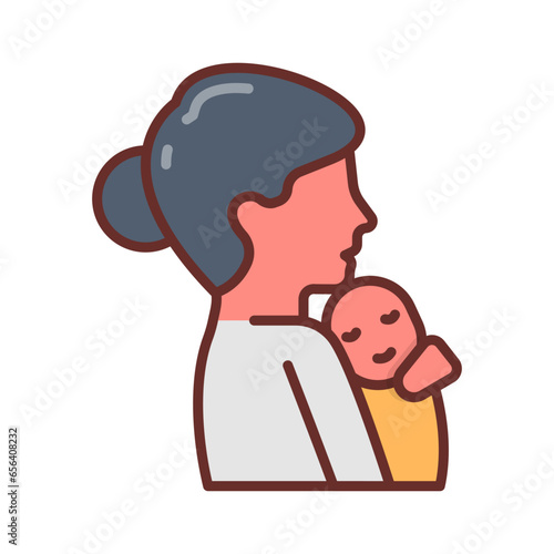 Mother icon in vector. Illustration