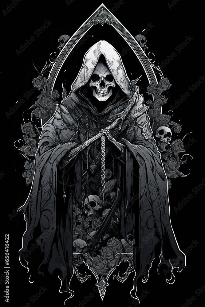 T shirt Print on black background T shirt Print on black background