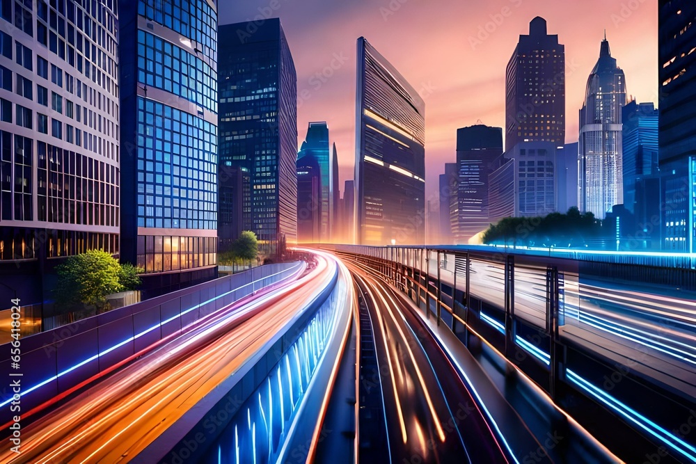 Fototapeta premium city at night