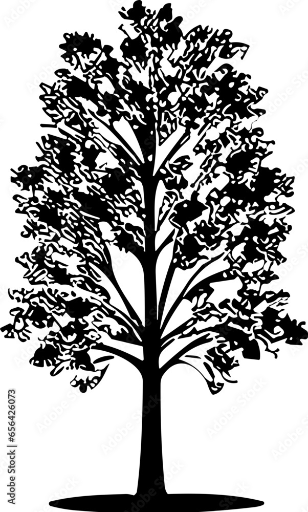 Obraz premium Winterbaum-Icons: Frostige Symbolik und Eisige Ästhetik