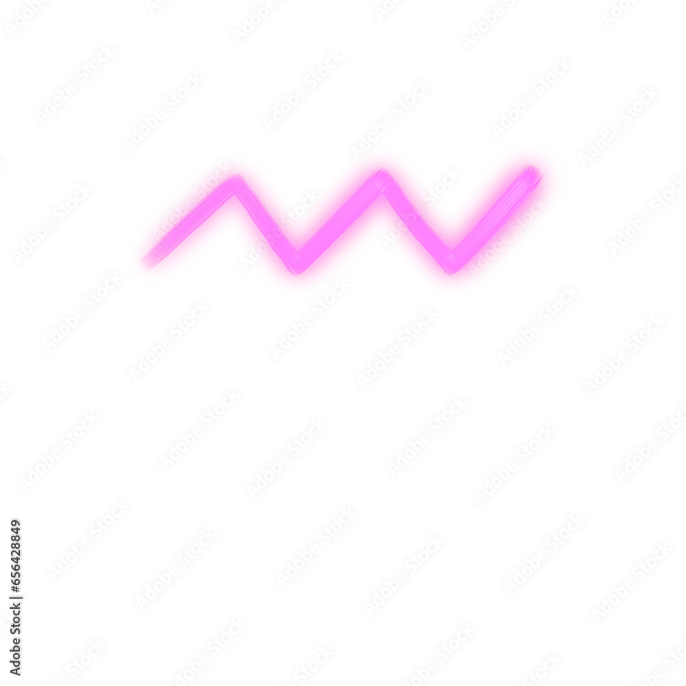 Neon effect shape Neon effect shape