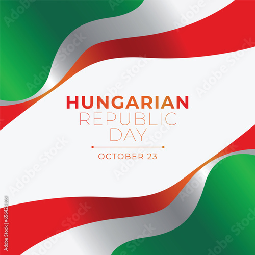 Hungarian Republic Day design template good for celebration usage. hungarian flag design. flat design. vector eps 10. Free Download Hungarian Republic Day design template good for celebration usage. hungarian flag design. flat design. vector eps 10. - GFXLoad