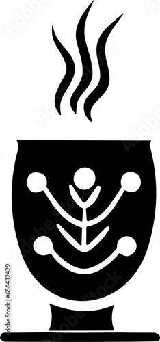 Teetasse Tee Icon Symbol Silhouette 