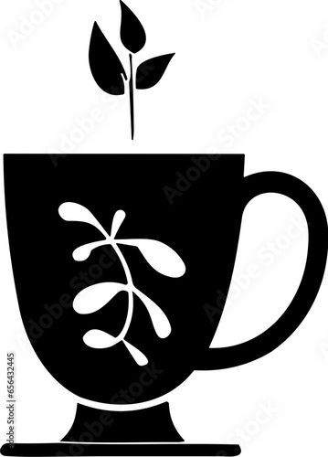 Teetasse Tee Icon Symbol Silhouette 