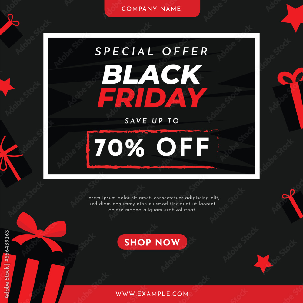 black friday ads banner poster flyer brochure social media post template vector design black friday ads banner poster flyer brochure social media post template vector design