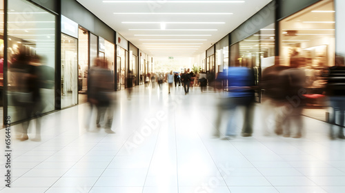 Time lapse photography of busy people in the square or plaza