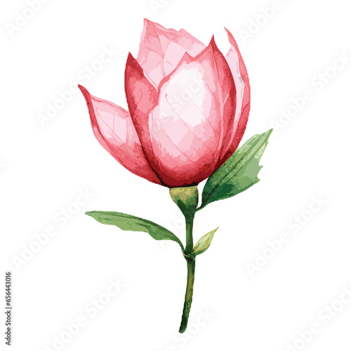 Transform your artistic concepts into tangible artistry using this exquisite floral illustration in pink and green, featuring roses very beautiful. It serves as a catalyst to create exquisite bouquets