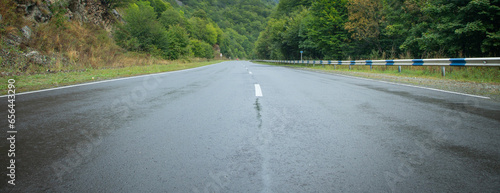 Beautiful view of country road.