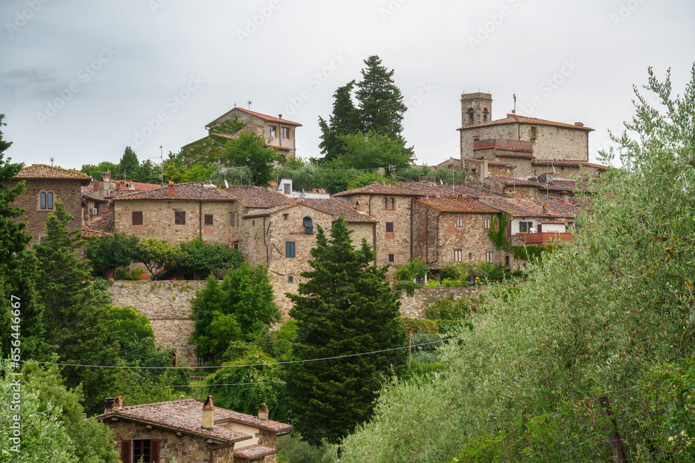 Montefioralle, medieval village in Chianti