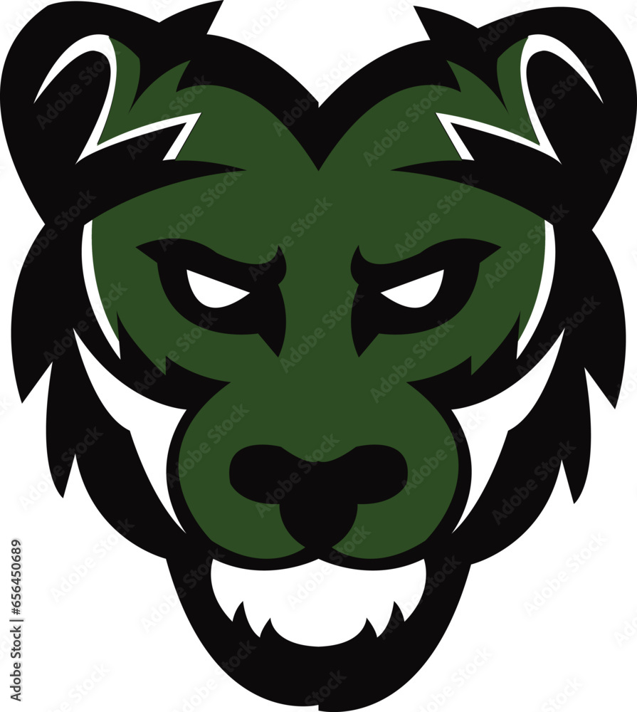 Obraz premium Monkey Mascot logo Design. Brave Monkey Face vector template. Monkey Head design for graphic, Monkey Logo icon Sport Team logo design, Vector Template Illustration, Mascot Brave Hanuman Logo design