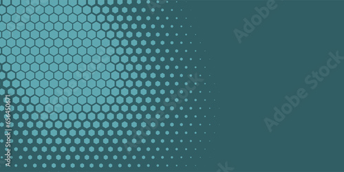 Geometric abstract Hexagon Two Color Background © Microstocke
