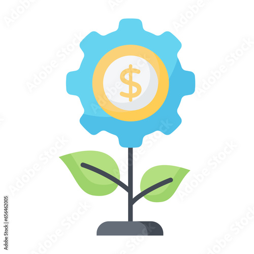 Funding Project Flat Icon