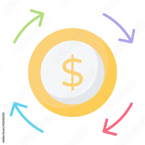 Monetary Flat Icon