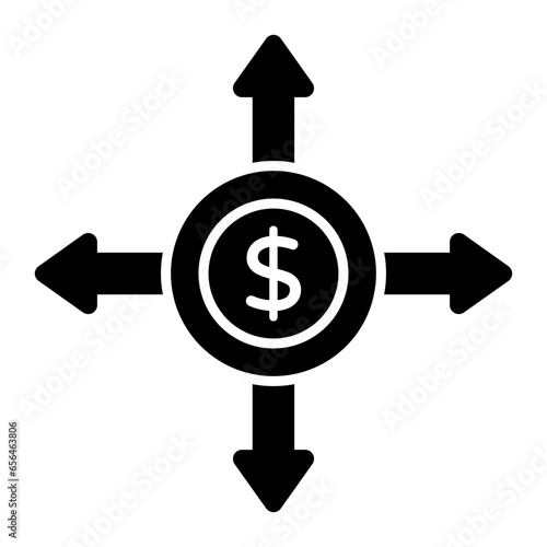 Flexible Funding Glyph Icon
