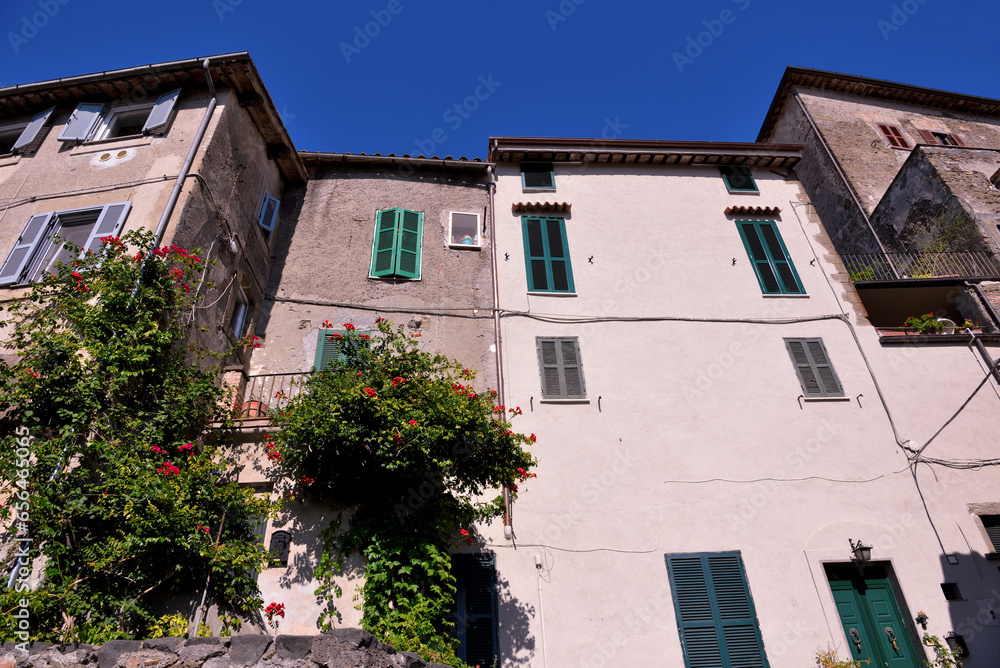 the historic center of Anguillara Sabazia Italy
