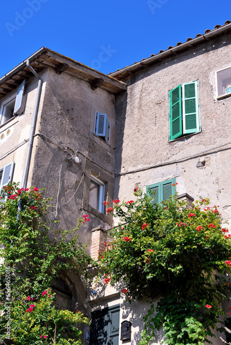 the historic center of Anguillara Sabazia Italy