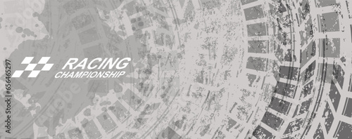 Racing speed background, vector illustration abstraction in car track