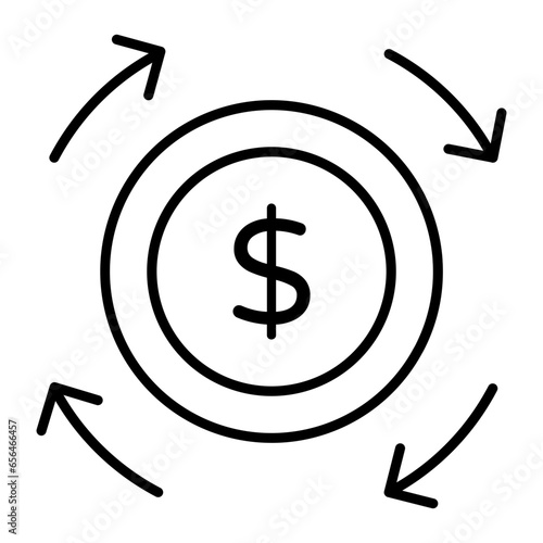 Monetary Outline Icon