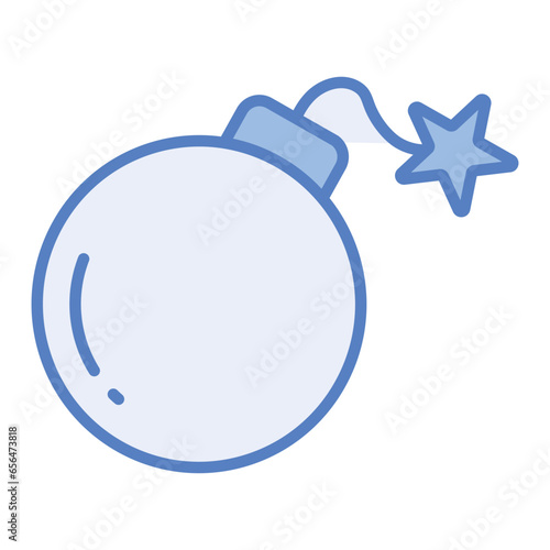Bomb, explosion icon. Explosive device operation concept. Security icon