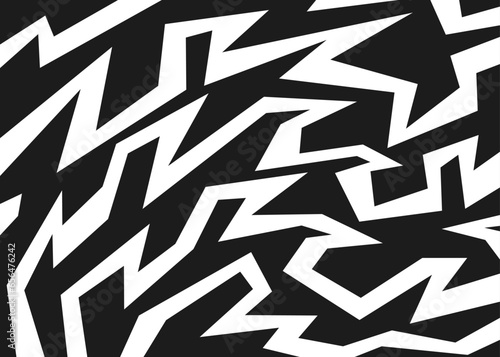 Abstract background with geometric sharp and spike line pattern