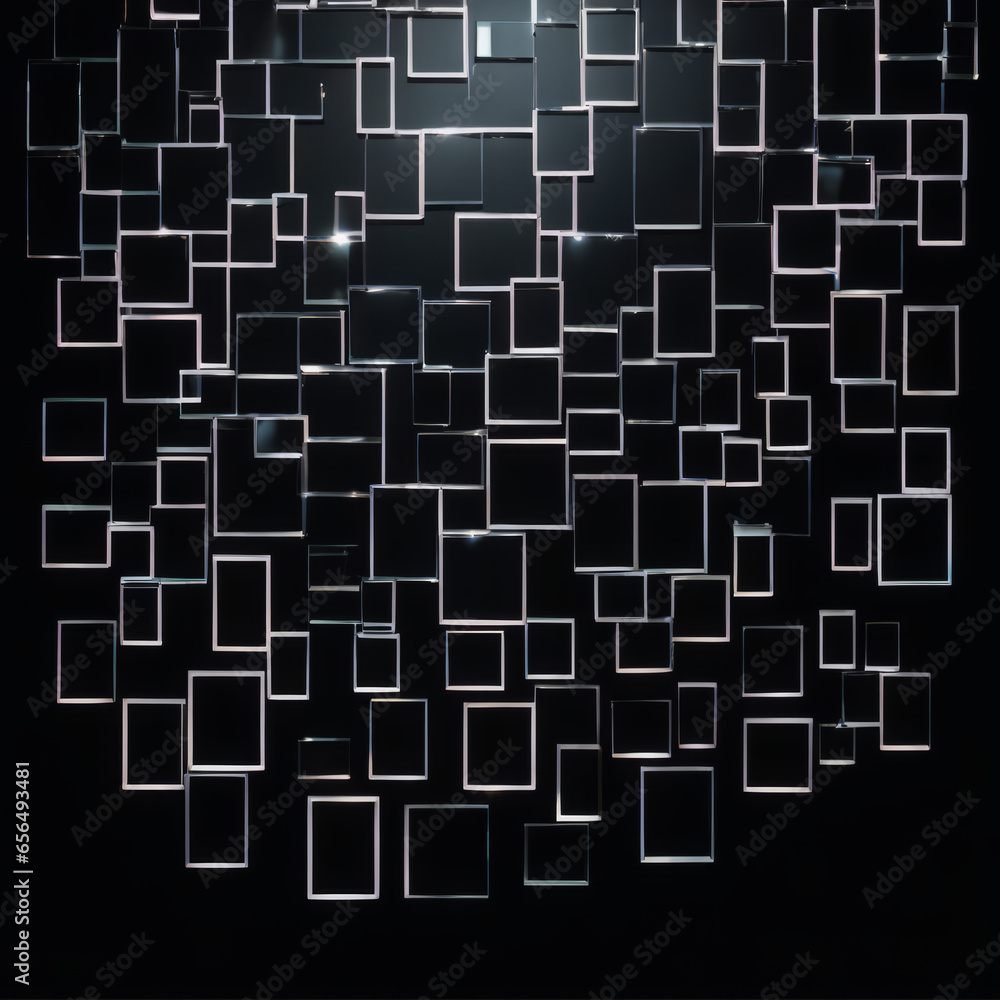 abstract background with squares abstract background with squares
