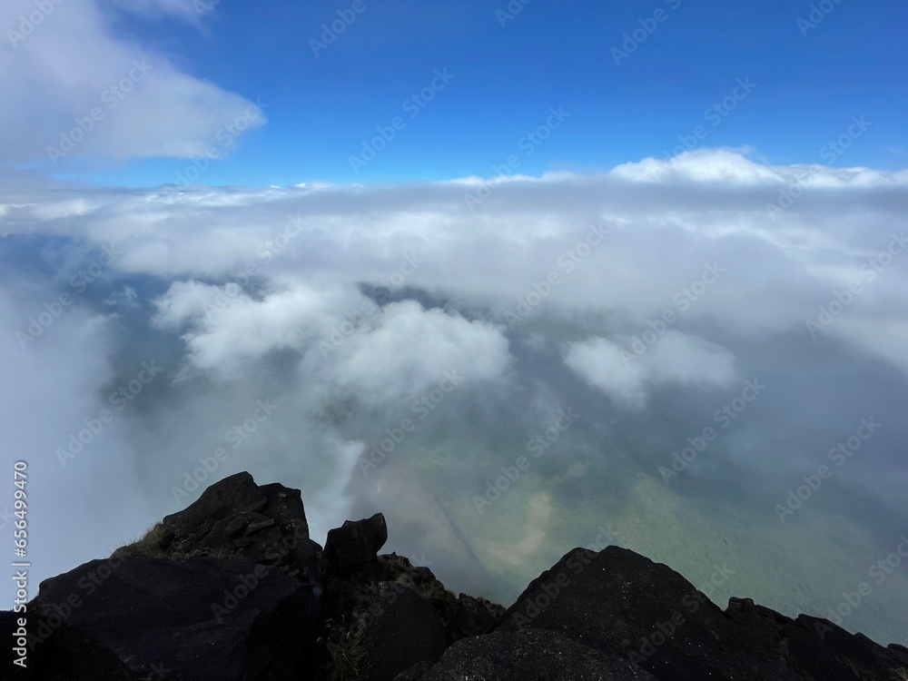 View from top of Roraima Mount, Canaima National Park, Venezuela, South America