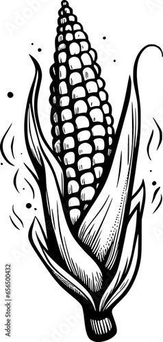corn cartoon
