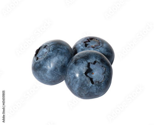 blueberries isolated