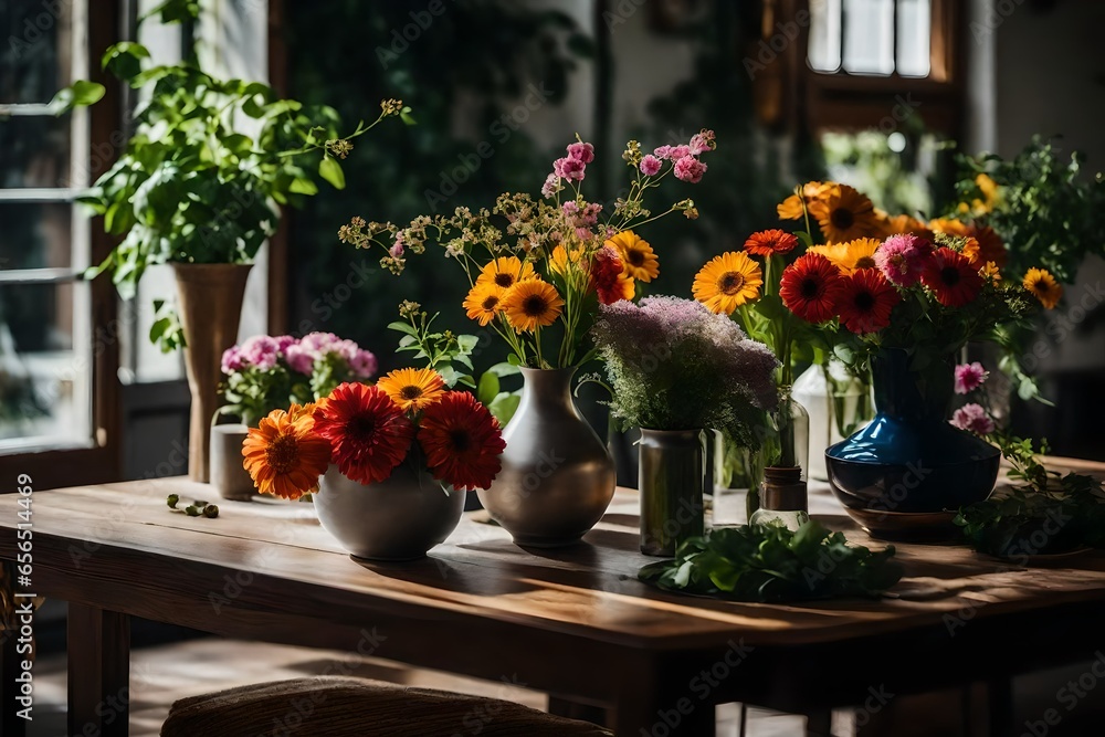 flowers on the windowsill flowers on the windowsill