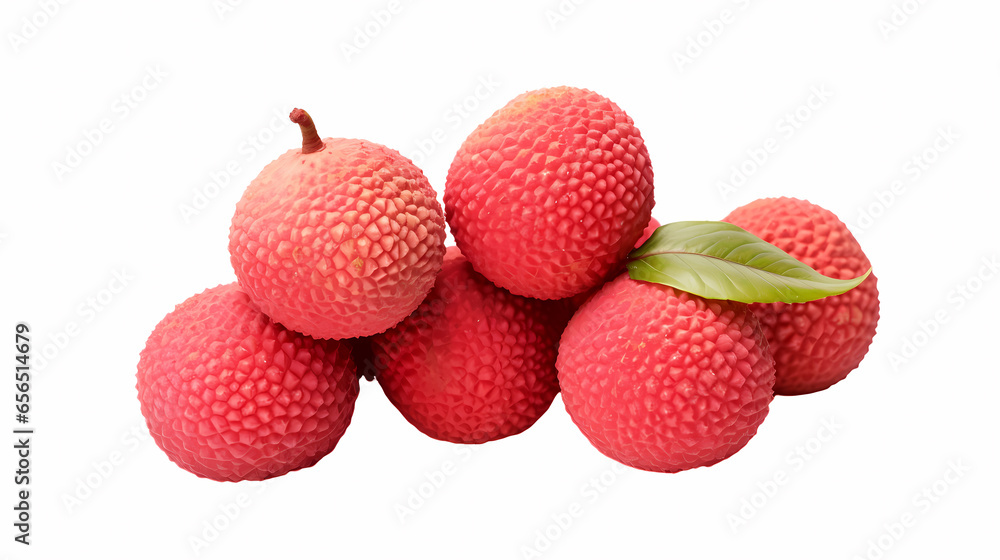 Lychee white background graphic icon material PPT Lychee white background graphic icon material PPT