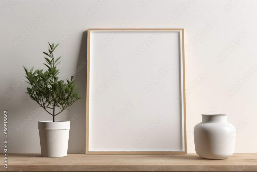 image frame mockup. Image frame on a wall image frame mockup. Image frame on a wall