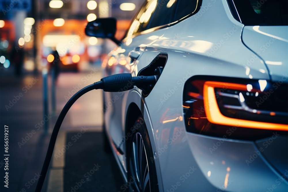 Hybrid electric car charging with a focus on eco friendly power Hybrid electric car charging with a focus on eco friendly power